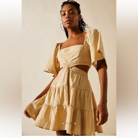 Free People Cross of Sunlight Mini Dress - Picture 1 of 5